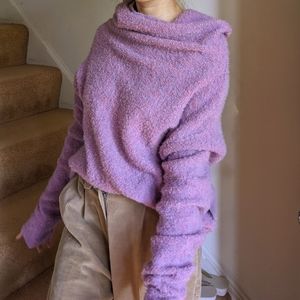 NEW FREE PEOPLE LAVENDER STORMY PULLOVER SWEATER